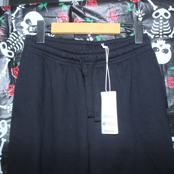 NWT RicherPoorer Classic Recycled Fleece Sweatpants Black - Picture 8 of 12
